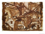 Drawing of an Imaginary Prison Giclee Print by Giovanni Battista Piranesi