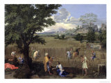 Nicolas Poussin - Summer, or Ruth and Boaz, 1660-64 Digitálně vytištěná reprodukce Nicolas Poussin - Summer, or Ruth and Boaz, 1660-64 Digitálně vytištěná reprodukce