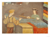 A Cloth Merchant Measuring Cloth Giclee Print A Cloth Merchant Measuring Cloth Giclee Print