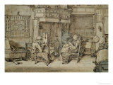 Dutch Interior, 1617 Giclee-trykk av Willem Pietersz Buytewech