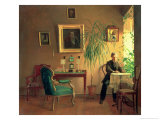 Interior, 1871 Giclee-trykk av Aleksei Alekseevich Bobrov