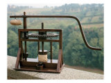 Working Model of an Olive Press from One of Leonardo's Drawings Reproduction procédé giclée par Leonardo da Vinci 
