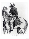 A Texas Ranger, from "Pictorial History of Mexico and the Mexican War" by John Frost, 1848, Giclee Print