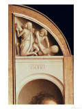 The Offerings of Cain and Abel, Interior of Left Hand Wing of "The Ghent Altarpiece," 1432 reproduction procédé giclée par Hubert Eyck