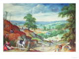 The Good Samaritan Giclee-trykk av Hans Bol The Good Samaritan Giclee-trykk av Hans Bol