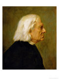 The Composer Franz Liszt (1811-86), 1884 reproduction procédé giclée par Franz Seraph von Lenbach