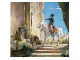 Napoleon Bonaparte (1769-1821) in the Grand Mosque at Cairo Giclee Print by Henri Levy