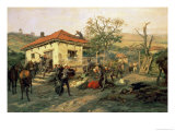 A Scene from the Russian-Turkish War in 1876-77, 1882 Arte por Pawel Kowalewsky A Scene from the Russian-Turkish War in 1876-77, 1882 Arte por Pawel Kowalewsky