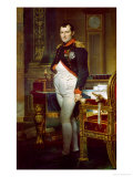 Napoleon Bonaparte (1769-1821) in His Study at the Tuileries, 1812 ジクレープリント - ジャック・ルイ・リンダ・クーラリス Napoleon Bonaparte (1769-1821) in His Study at the Tuileries, 1812 ジクレープリント - ジャック・ルイ・リンダ・クーラリス