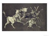Folly of the Bulls, from the Follies Series, circa 1815-24 Giclee Print by Francisco de Goya