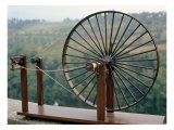 Model of a Spinning Machine from One of Leonardo's Drawings reproduction procédé giclée par Leonardo da Vinci 