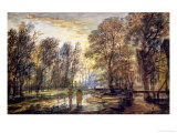 Sunset in the Wood Giclee Print by Aert Van Der Neer