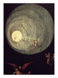 The Ascent of the Blessed, Detail from a Panel of an Alterpiece Thought to be of the Last Judgement Giclee Print by Hieronymus Bosch