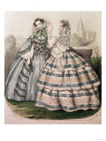 Day Dress for 1858, Engraved by Barreau Giclee Print Day Dress for 1858, Engraved by Barreau Giclee Print