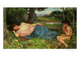 Listen to My Sweet Pipings, 1911 reproduction procédé giclée par John William Waterhouse