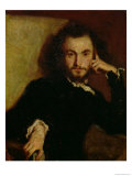Portrait of Charles Baudelaire (1821-67) 1844 Lámina giclée por Emile Deroy Portrait of Charles Baudelaire (1821-67) 1844 Lámina giclée por Emile Deroy