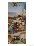 Left Wing of the Triptych of the Temptation of St. Anthony Giclee Print by Hieronymus Bosch