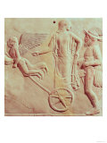 Aphrodite and Hermes Riding on a Chariot Pulled by Eros and Psyche, 470 BC Giclee Print
