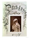 Sarah Bernhardt (1844-1923) in the Role of Marion Delorme at the Theatre De La Porte Saint-Martin Giclée-Druck von Nadar 
