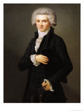 Maximilien De Robespierre (1758-94) 1791 Reproduction procédé giclée par Pierre Roch Vigneron