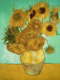 Zonnebloemen, ca. 1888 Gicléedruk van Vincent van Gogh