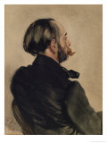 Richard, the Brother of the Artist, 1860 Giclee Print by Adolph von Menzel