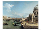 The Entrance to the Grand Canal, Venice reproduction procédé giclée par Canaletto 