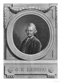 Portrait of Gotthold Ephraim Lessing (1729-81) Engraved by Johann Friedrich Bause (1738-1814) 1772 Giclée-tryk af Anton Graff Portrait of Gotthold Ephraim Lessing (1729-81) Engraved by Johann Friedrich Bause (1738-1814) 1772 Giclée-tryk af Anton Graff