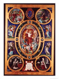 Altarpiece of Sainte-Chapelle, of the Resurrection, Enamelled by Leonard Limosin (1505-76) 1553 Reproduction procédé giclée par Nicolò dell' Abate