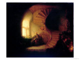 Philosopher in Meditation, 1632 Stampa giclée di Rembrandt van Rijn Philosopher in Meditation, 1632 Stampa giclée di Rembrandt van Rijn