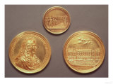 Top: Recto = "Les Revues," 1680 by Thomas Bernard, Bottom Giclee Print