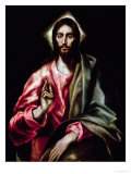 Bénédiction du Christ reproduction procédé giclée par El Greco 
