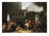 The Storming of the Bastille and the Arrest of Joseph Delaunay (1752-94) 1789-93 Giclee Print by Charles Thevenin
