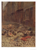 Barricade in the Rue De La Mortellerie, June 1848 (Memory of Civil War) 1849 reproduction procédé giclée par Jean-Louis Ernest Meissonier