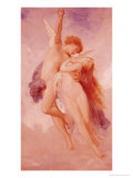 Cupid and Psyche, 1889 Gicléedruk van William Adolphe Bouguereau Cupid and Psyche, 1889 Gicléedruk van William Adolphe Bouguereau
