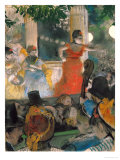 Cafe Concert at Les Ambassadeurs, 1876-77 Reproduction procédé giclée par Edgar Degas