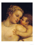 Venus Delighting Herself with Love and Music, 1545 Giclee Print by Titian (Tiziano Vecelli) 