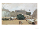 The Fall of the Vendome Column, 29th May 1871  Lámina giclée por Isidore Pils