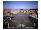 View of the piazza, 1656-67  Lámina giclée por Giovanni Lorenzo Bernini