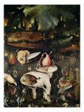 The Garden of Earthly Delights, Hell, Right Wing of Triptych, circa 1500 reproduction procédé giclée par Hieronymus Bosch