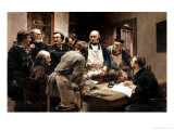 The Lesson of Claude Bernard (1813-78) Or, Session at the Vivisection Laboratory, 1889 Giclee Print by Léon Augustin L'hermitte