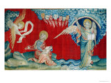 The Angel with an Open Book, No.27 from "The Apocalypse of Angers," 1373-87 Giclee Print by Nicolas Bataille