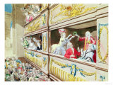 Coronation of Voltaire at the Theatre Francais, 1778 Giclee Print