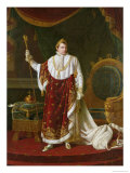 Portrait of Napoleon (1769-1821) in his Coronation Robes, 1811 Lámina giclée por Robert Lefevre Portrait of Napoleon (1769-1821) in his Coronation Robes, 1811 Lámina giclée por Robert Lefevre