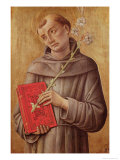 St. Anthony of Padua Impressão giclée por Bartolomeo Vivarini St. Anthony of Padua Impressão giclée por Bartolomeo Vivarini