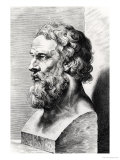Bust of Plato (circa 427-circa 348 BC) Engraved by Lucas Emil Vorsterman (1595-1675) Giclee Print by Peter Paul Rubens