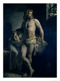 A Gaul and His Daughter Imprisoned in Rome, 1847 Giclee Print by Felix-Joseph Barrias