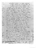 Letter to Richard Wagner (1813-83) 17th February 1860 Giclee Print by Charles Pierre Baudelaire Letter to Richard Wagner (1813-83) 17th February 1860 Giclee Print by Charles Pierre Baudelaire