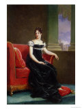 Desiree Clary (1777-1860) Queen of Sweden reproduction procédé giclée par Francois Gerard