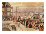 The Departure of the Volunteers Giclee Print by Jean-Baptiste Edouard Detaille